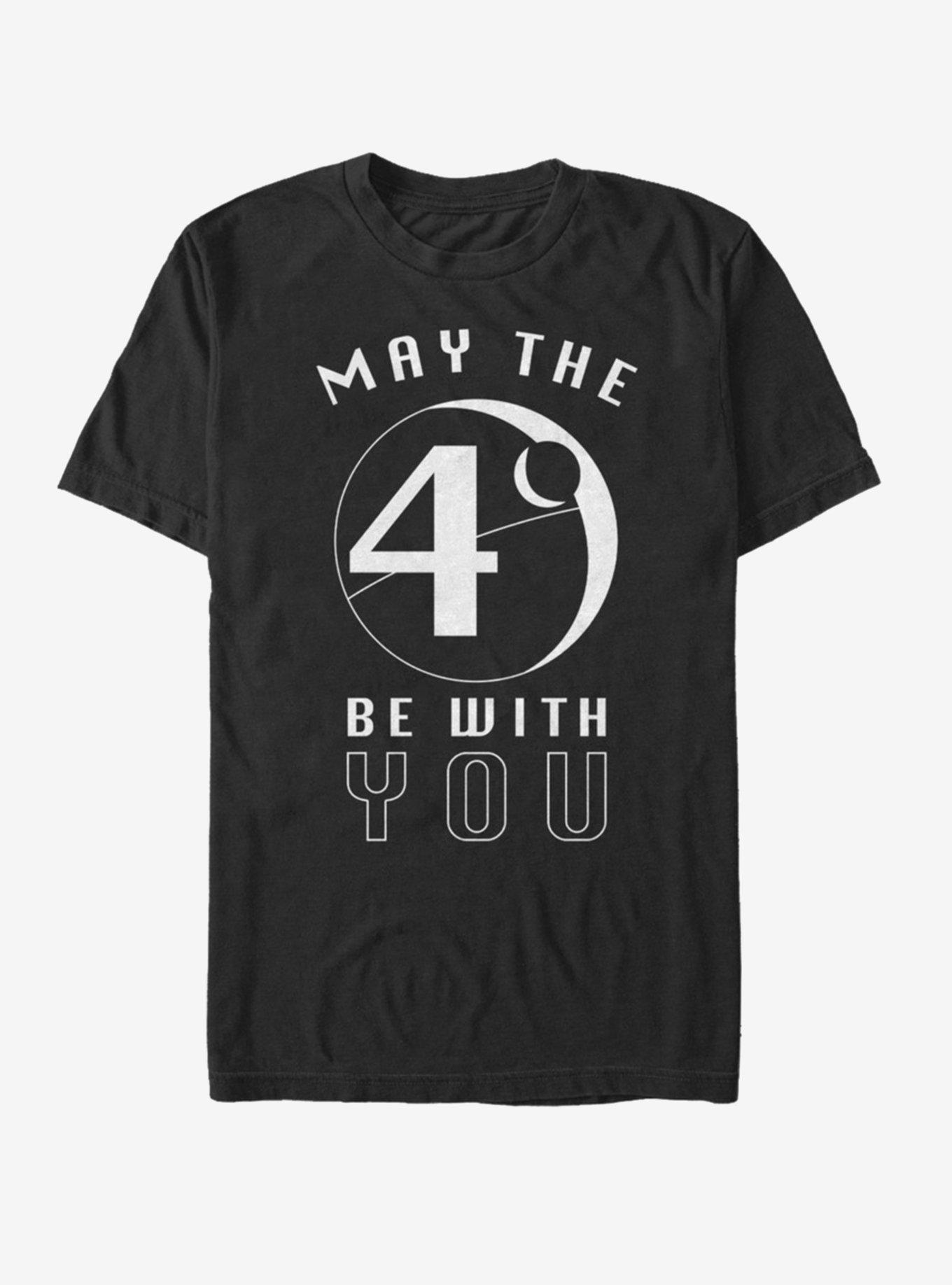 Star Wars May the Fourth Moons T-Shirt, BLACK, hi-res