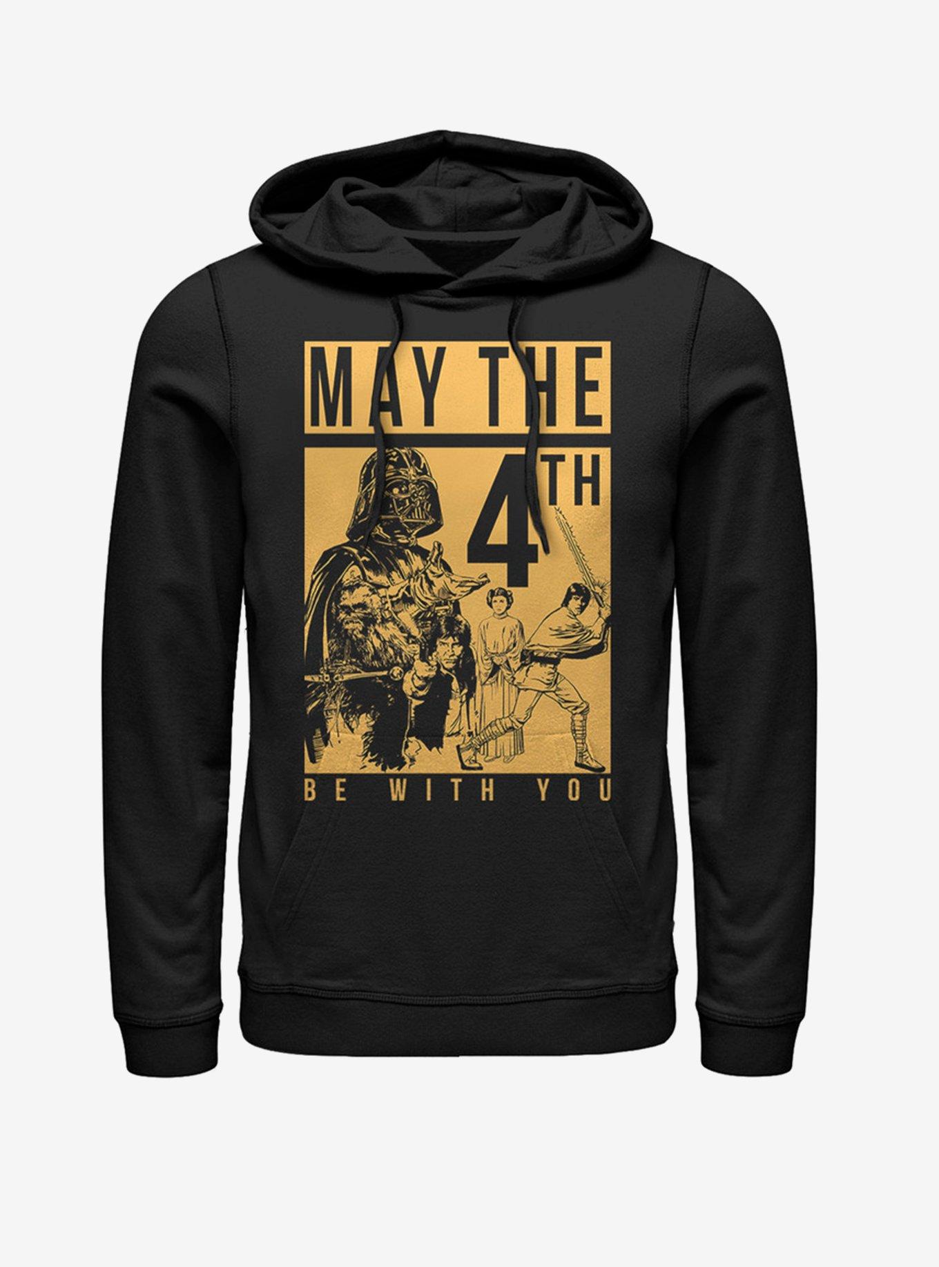 Star Wars May the Fourth Box Hoodie, BLACK, hi-res