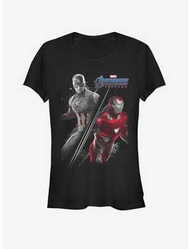 Marvel Avengers Endgame Cap Ironman Girls T-Shirt, , hi-res