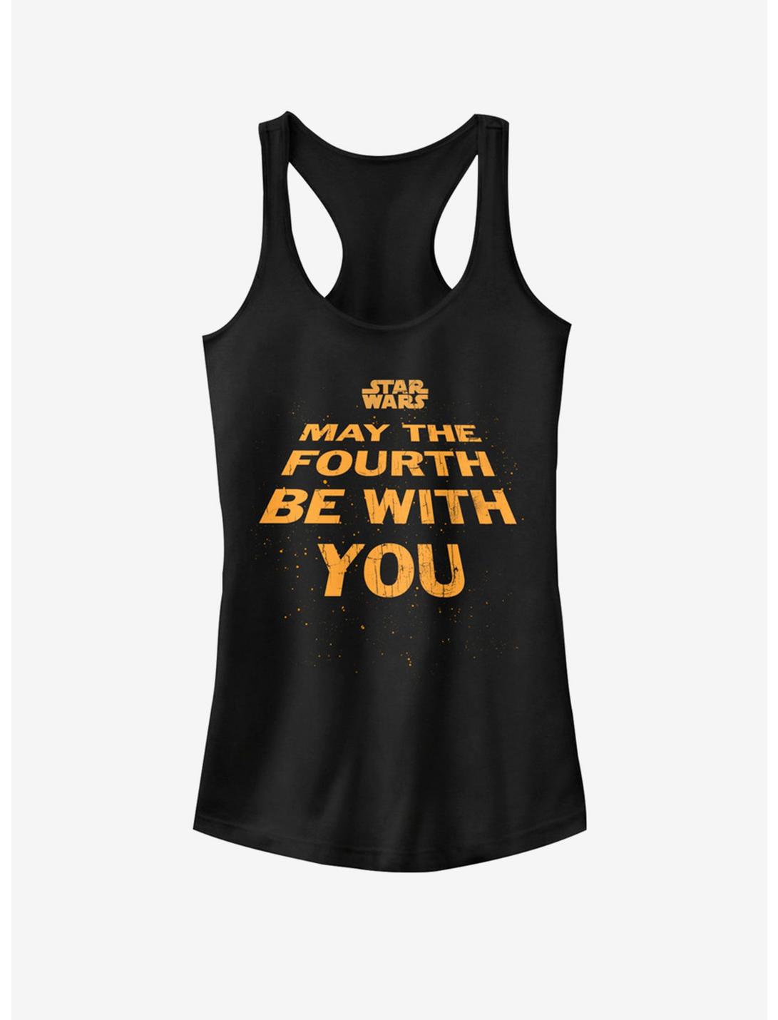 Star Wars May The Fourth Title Girls Tank Top, BLACK, hi-res