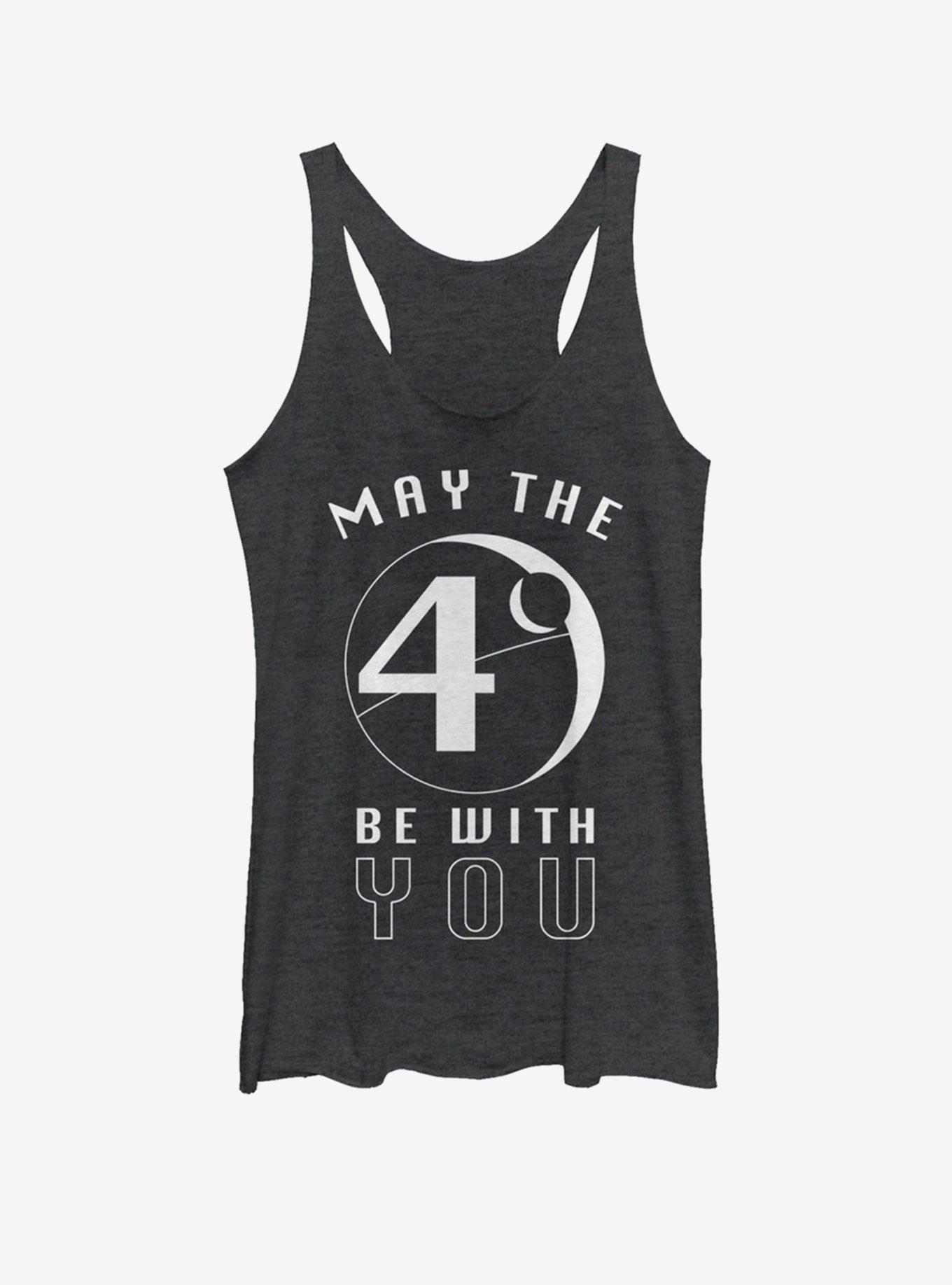 Star Wars May the Fourth Moon Girls Tank Top