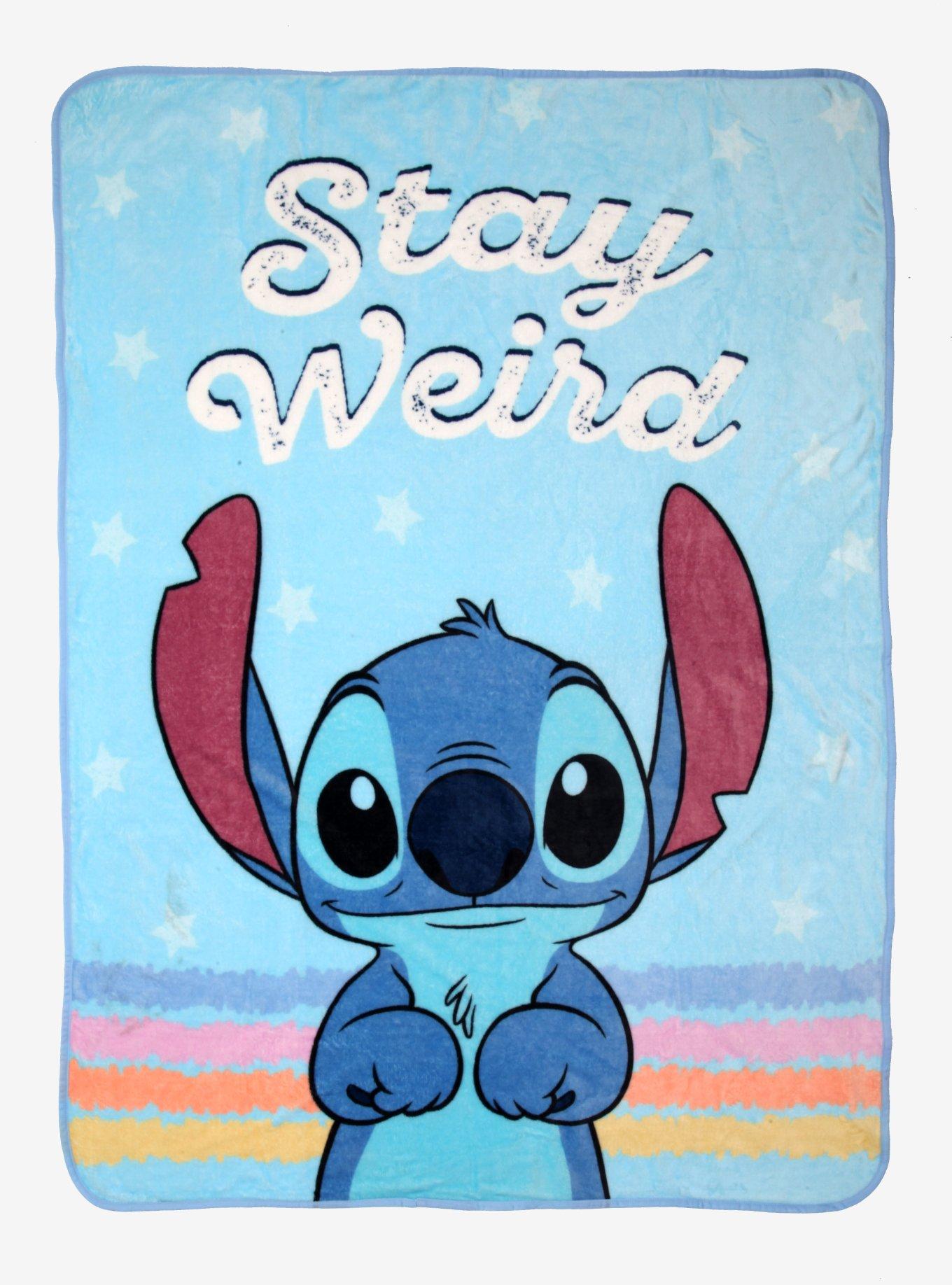 Disney Lilo & Stitch Stay Weird Throw Blanket, , hi-res