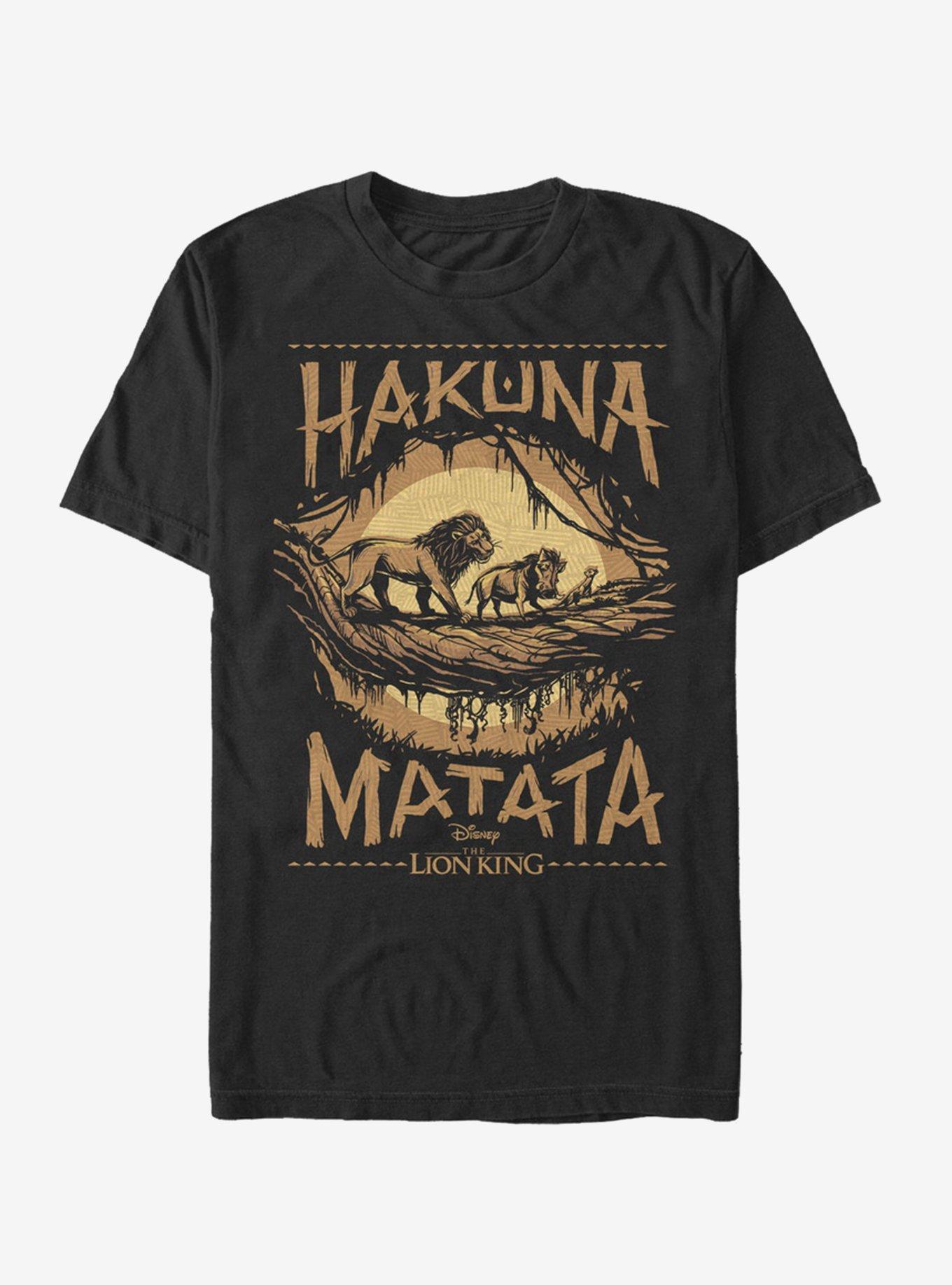 Disney The Lion King 2019 Savannah Poster T-Shirt, BLACK, hi-res