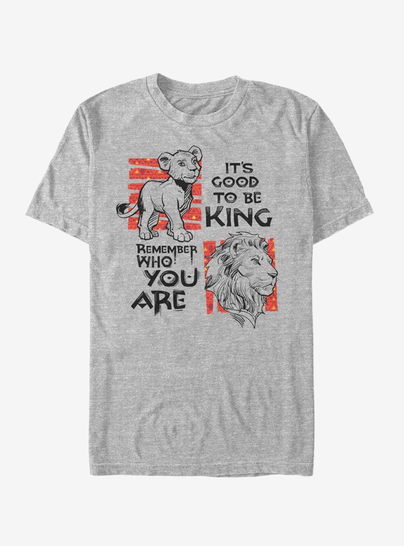 Disney The Lion King 2019 Simba Text T-Shirt