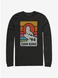 Disney The Lion King 2019 Vintage Rainbow Long-Sleeve T-Shirt, BLACK, hi-res