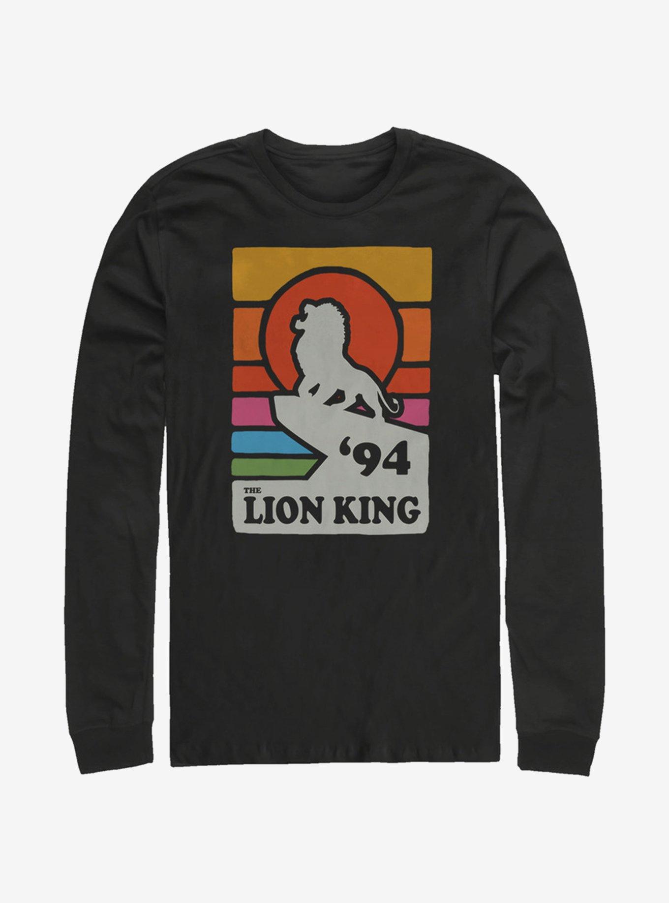 Disney The Lion King 2019 Vintage Rainbow Long-Sleeve T-Shirt, , hi-res