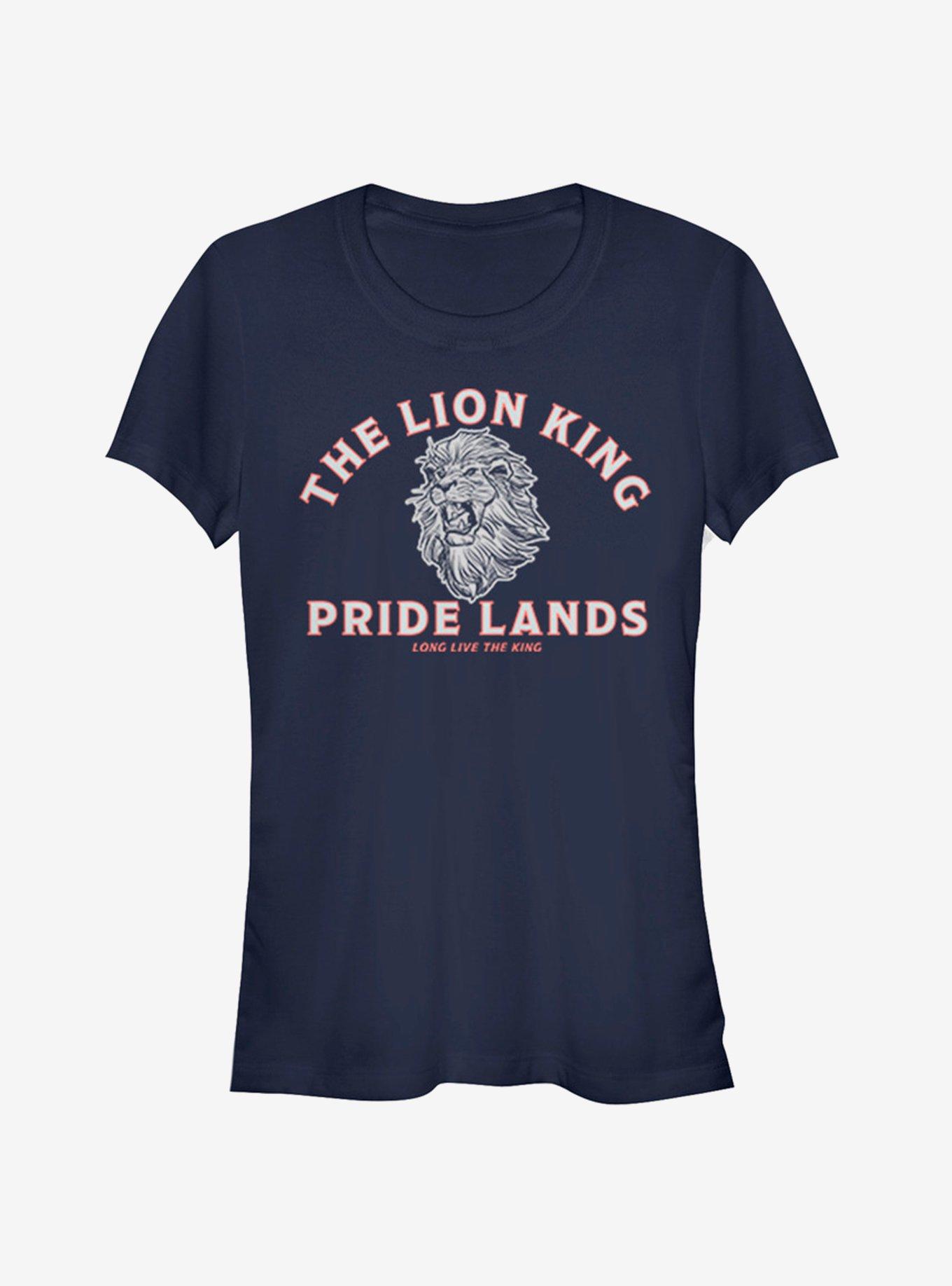 Disney The Lion King 2019 Minimal Lion King Back Girls T-Shirt, NAVY, hi-res