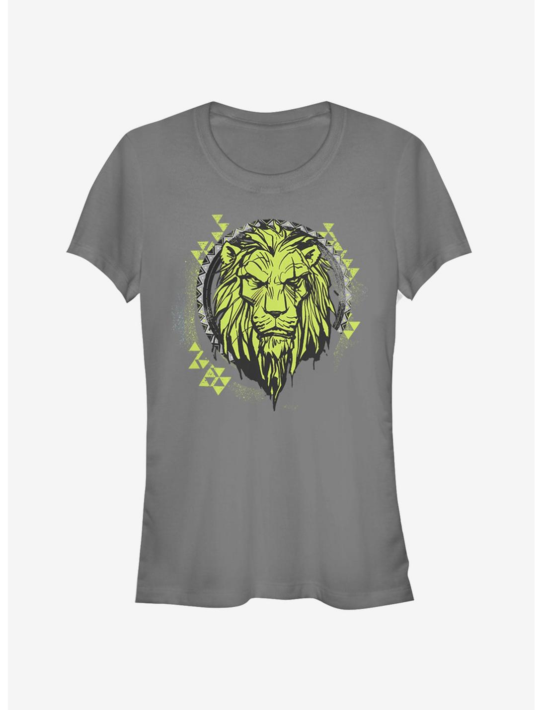 Disney The Lion King 2019 Tribal Scar Girls T-Shirt, CHARCOAL, hi-res