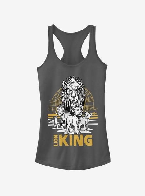 Disney The Lion King 2019 Lion King Group Girls Tank - BLACK | Hot Topic