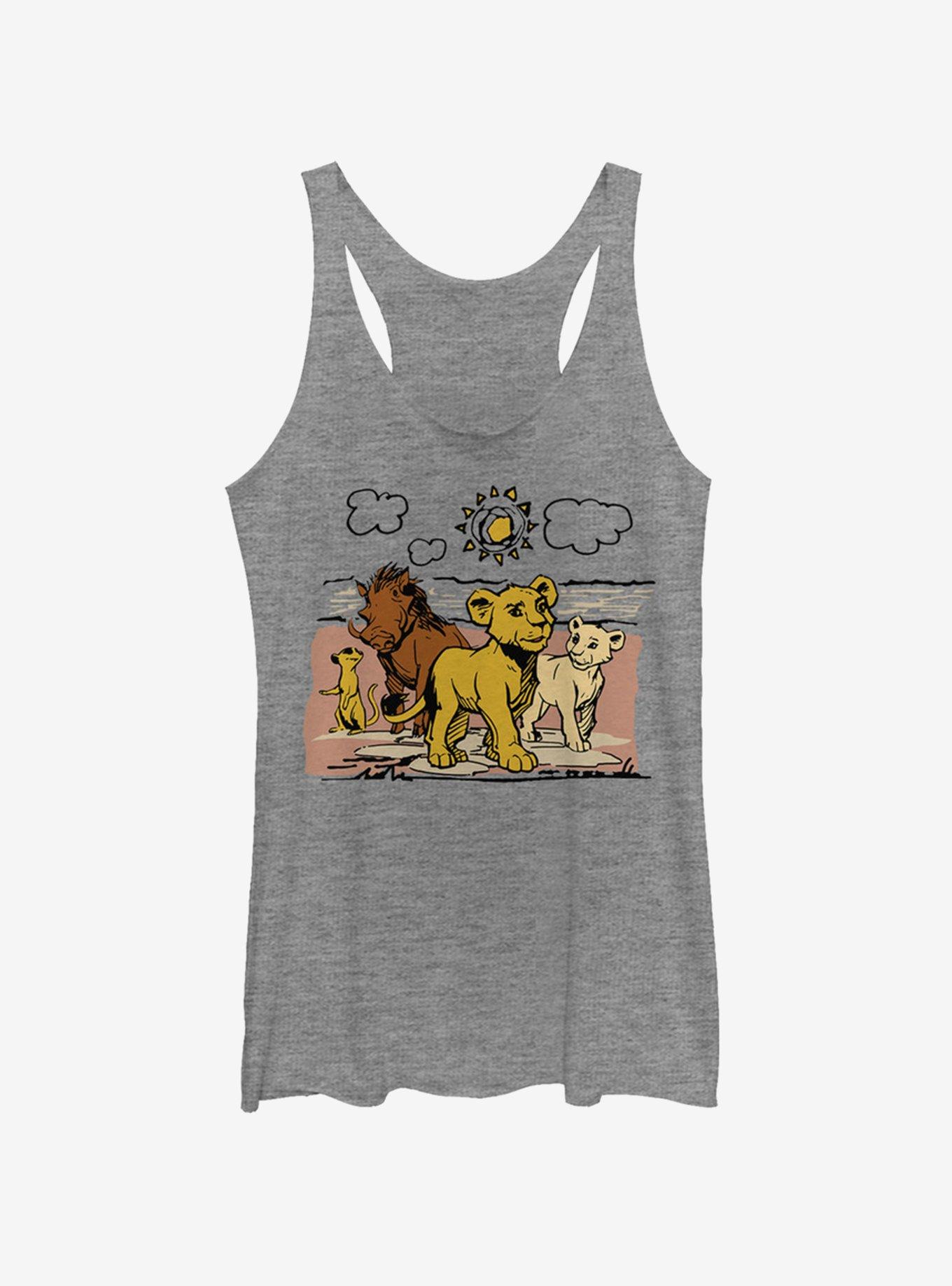 Disney The Lion King 2019 Hakuna Group Girls Tank