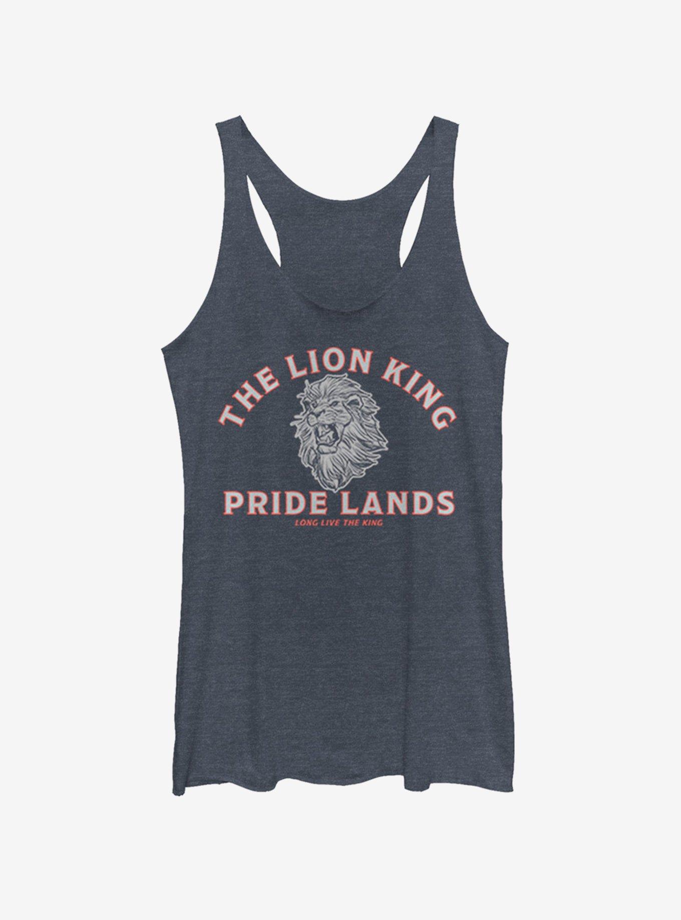 Disney The Lion King 2019 Minimal Lion King Back Girls Tank, NAVY HTR, hi-res