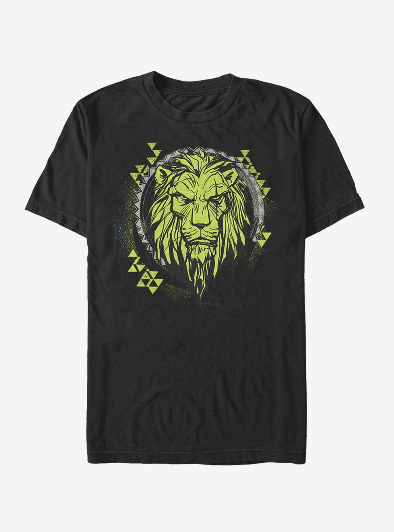 Disney The Lion King 2019 Tribal Scar T-Shirt, BLACK, hi-res