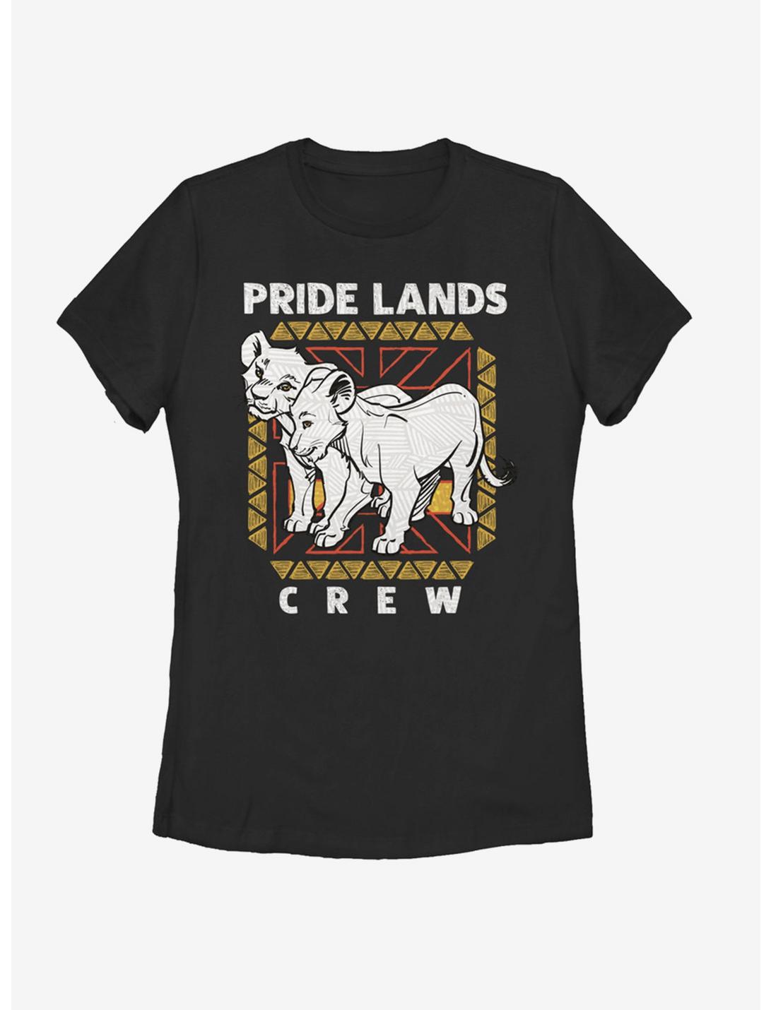 Disney The Lion King 2019 Pride Lands Crew Womens T-Shirt, BLACK, hi-res