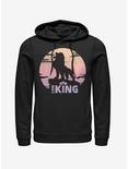 Disney The Lion King 2019 Sunset Logo Hoodie, BLACK, hi-res