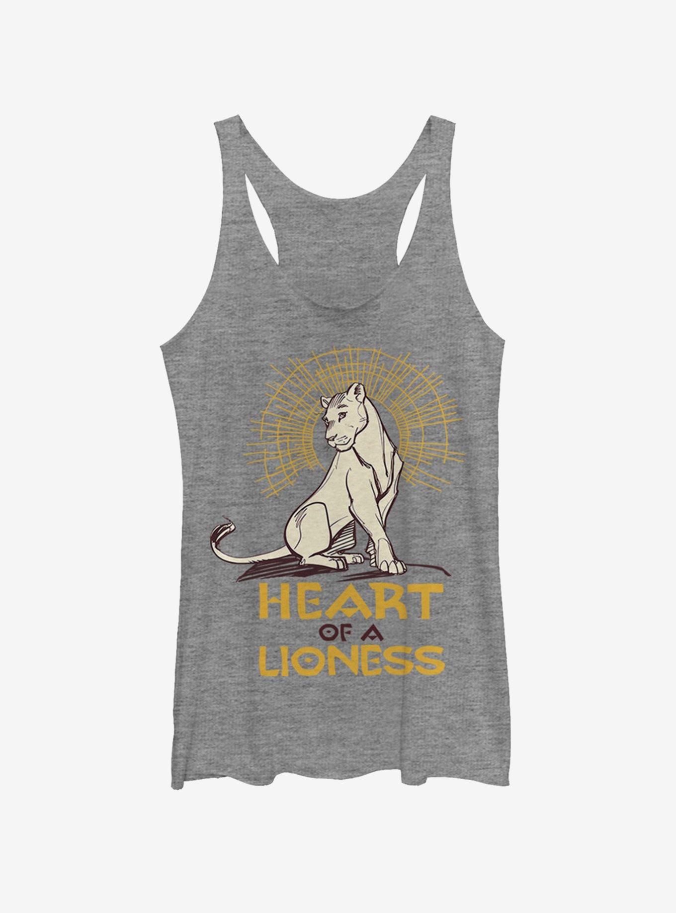 Disney The Lion King 2019 Lioness Heart Girls Tank, GRAY HTR, hi-res