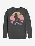Disney The Lion King 2019 Sunset Logo Sweatshirt, CHAR HTR, hi-res