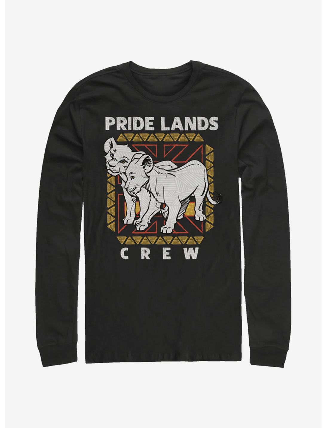 Disney The Lion King 2019 Pride Lands Crew Long-Sleeve T-Shirt, BLACK, hi-res