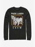 Disney The Lion King 2019 Pride Lands Crew Long-Sleeve T-Shirt, BLACK, hi-res