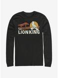 Disney The Lion King 2019 Savannah Scene Back Long-Sleeve T-Shirt, BLACK, hi-res