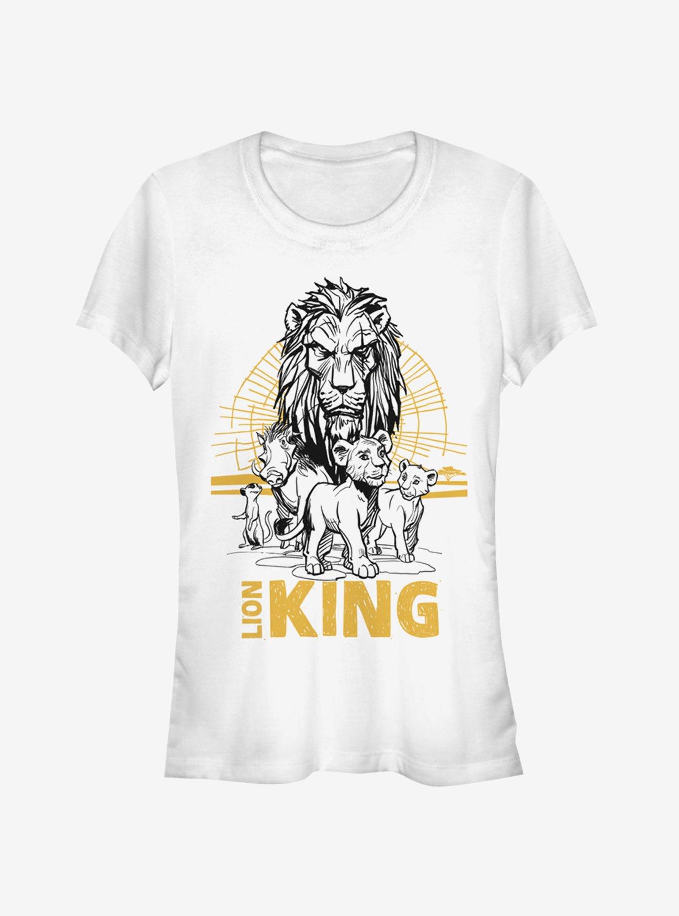 Disney The Lion King 2019 Lion King Group Girls T-Shirt