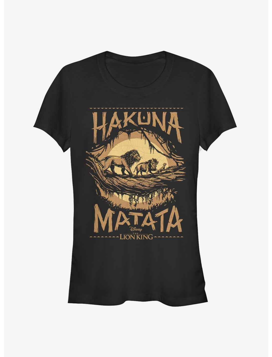 Disney The Lion King 2019 Savanna Poster Girls T-Shirt, BLACK, hi-res