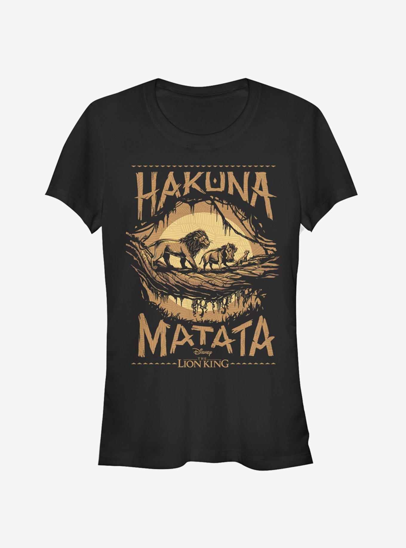 Disney The Lion King 2019 Savanna Poster Girls T-Shirt, BLACK, hi-res