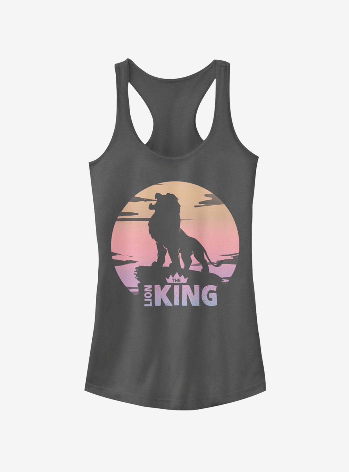 Disney The Lion King 2019 Sunset Logo Girls Tank, , hi-res