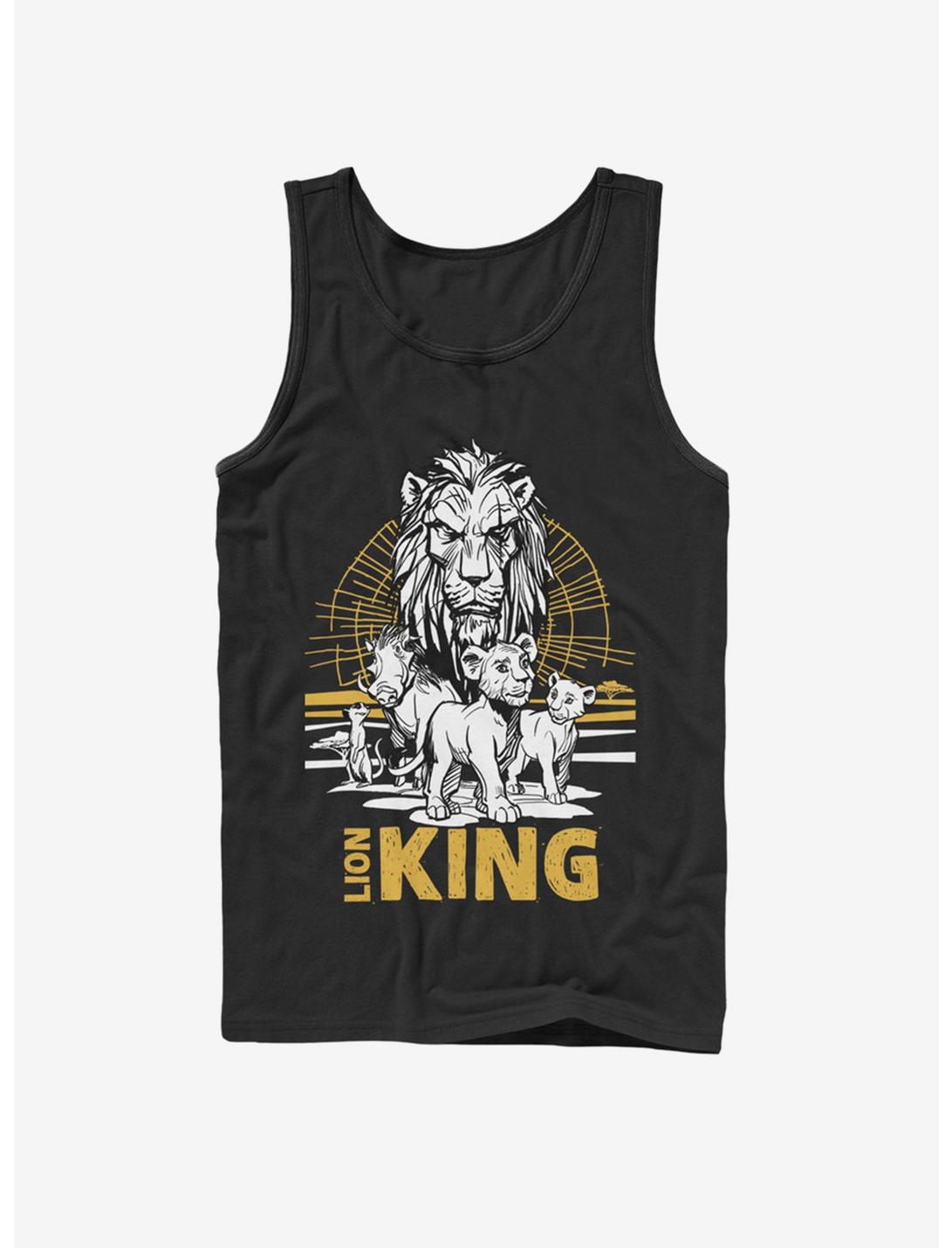 Disney The Lion King 2019 Lion King Group Tank, BLACK, hi-res