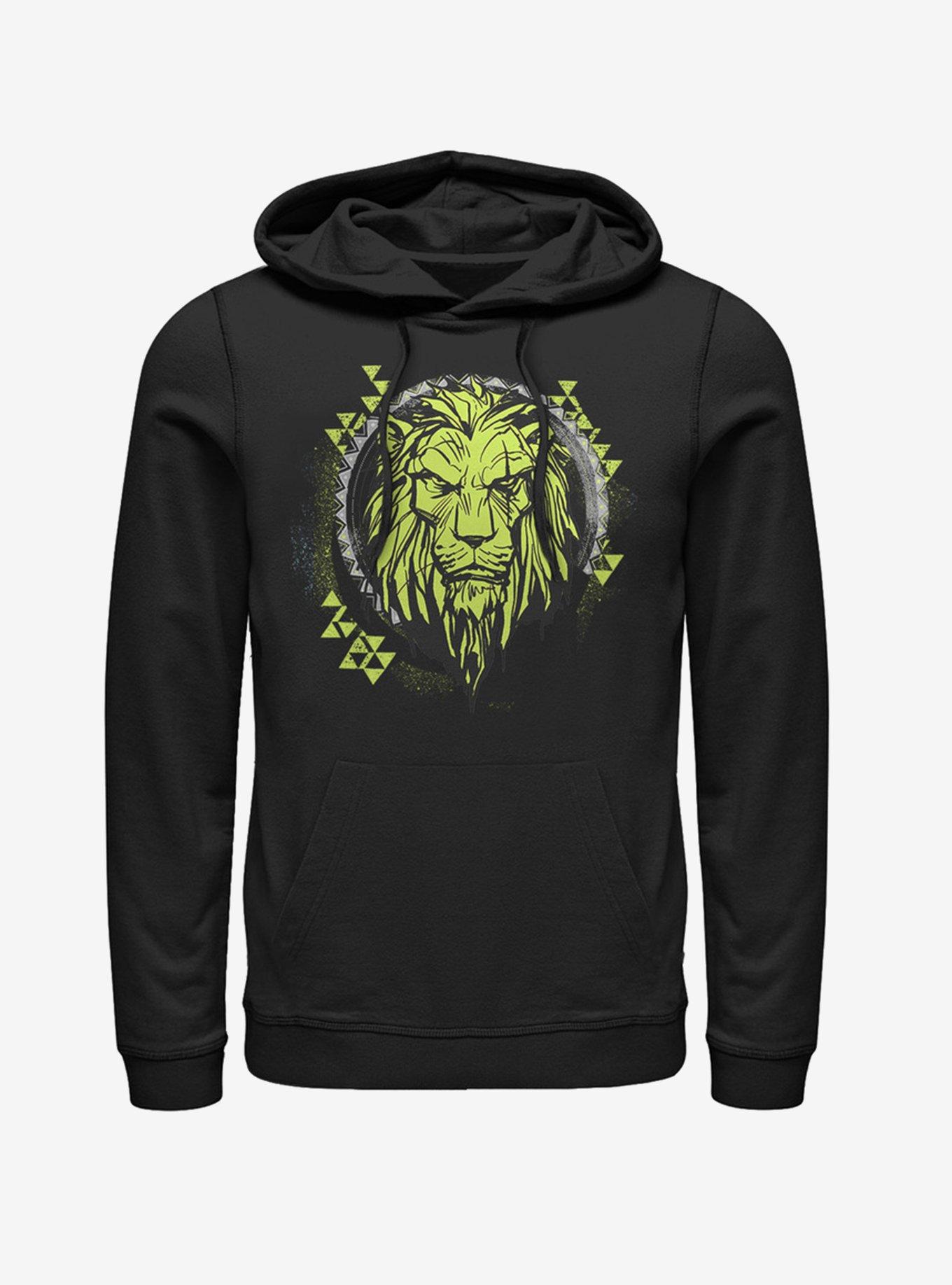 Disney The Lion King 2019 Tribal Scar Hoodie, BLACK, hi-res