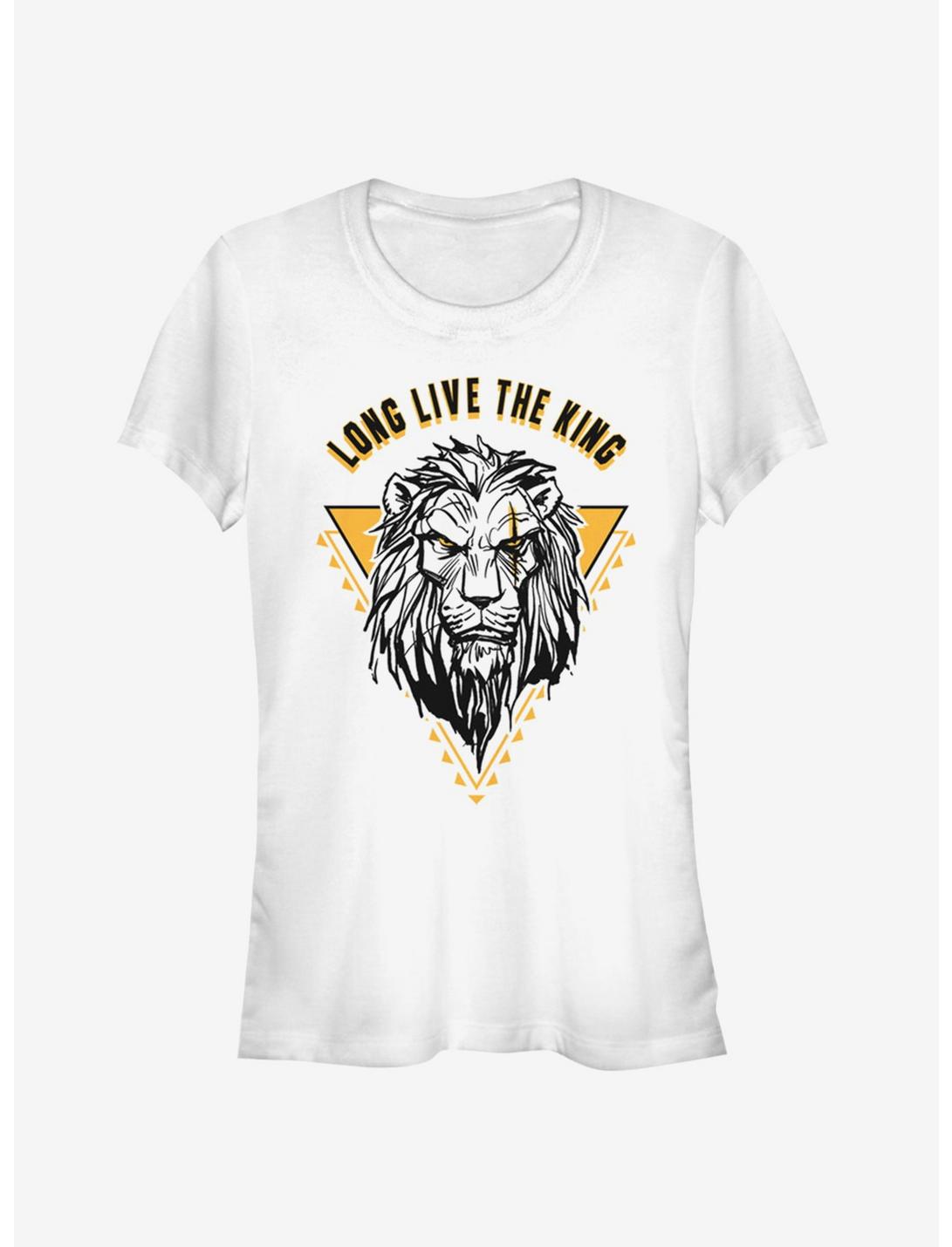 Disney The Lion King 2019 Long Live The King Scar Girls T-Shirt, WHITE, hi-res