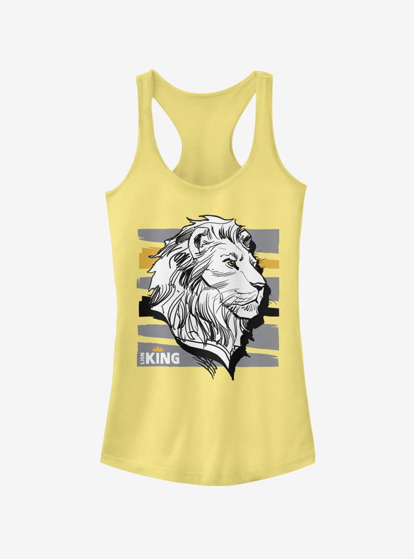 Disney The Lion King 2019 King Girls Tank, BANANA, hi-res