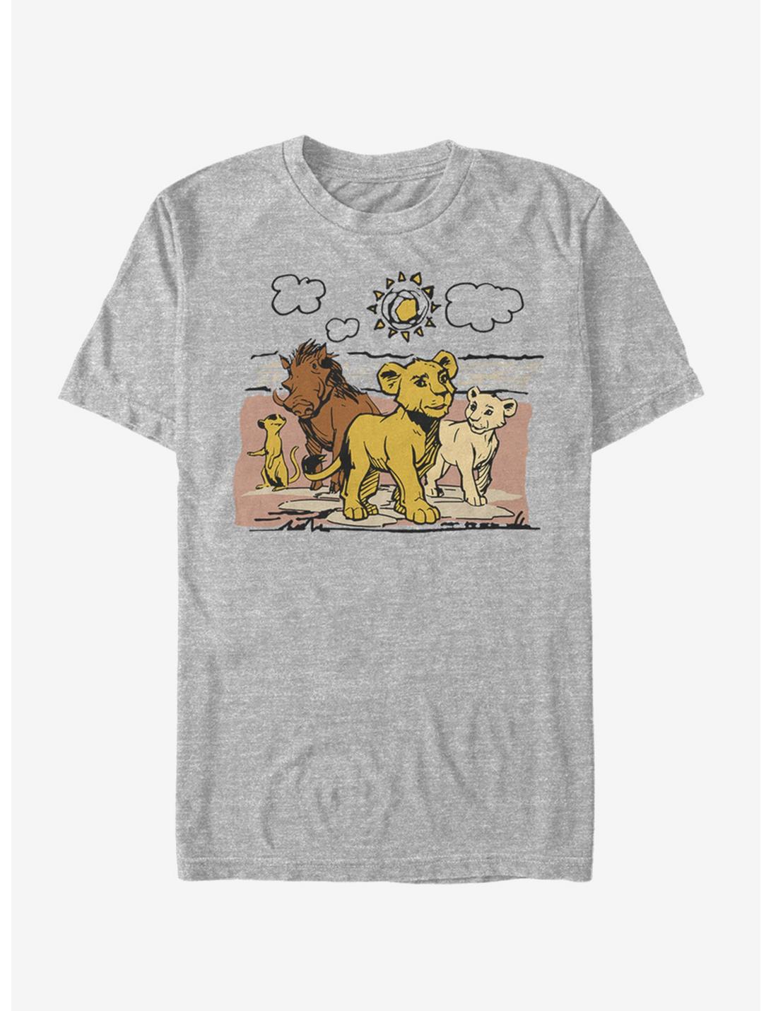 Disney The Lion King 2019 Hakuna Group T-Shirt, ATH HTR, hi-res
