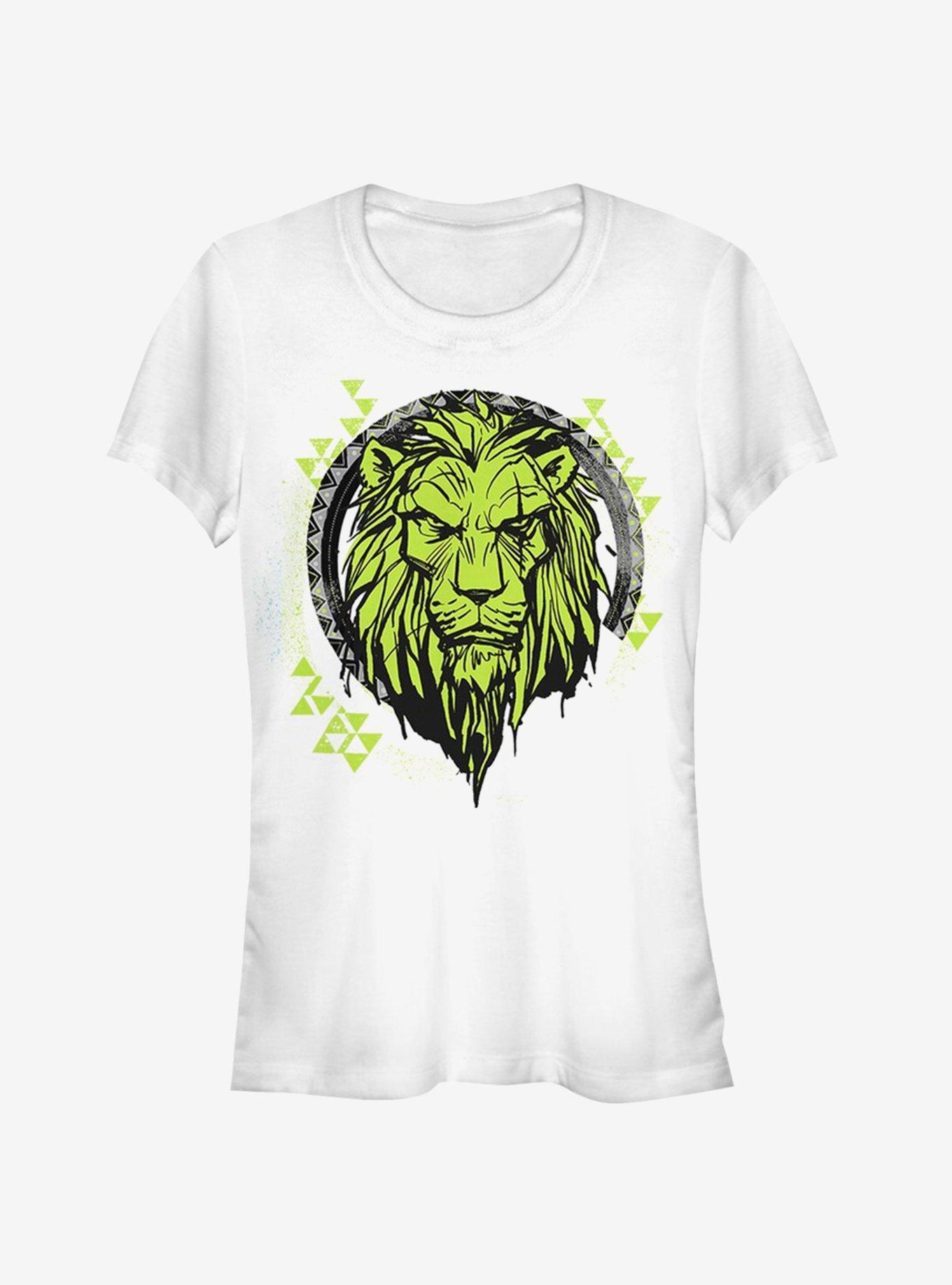Disney The Lion King 2019 Tribal Scar Girls T-Shirt, WHITE, hi-res