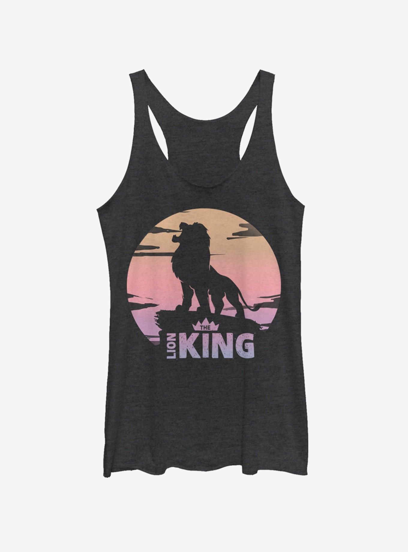 Disney The Lion King 2019 Sunset Logo Girls Tank, , hi-res