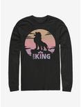 Disney The Lion King 2019 Sunset Logo Long-Sleeve T-Shirt, BLACK, hi-res