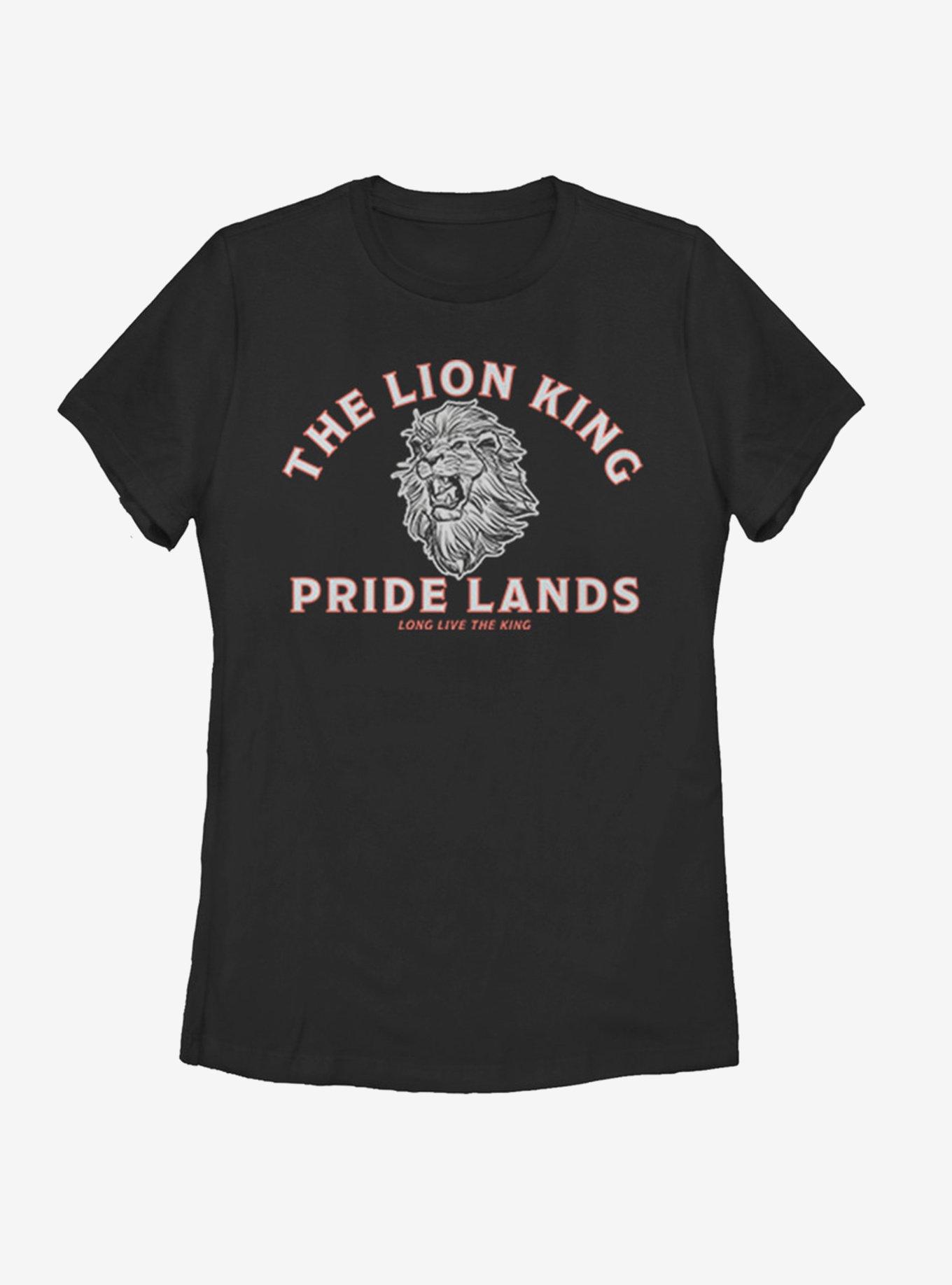 Disney The Lion King 2019 Minimal Lion King Back Womens T-Shirt, BLACK, hi-res