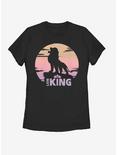Disney The Lion King 2019 Sunset Logo Womens T-Shirt, BLACK, hi-res