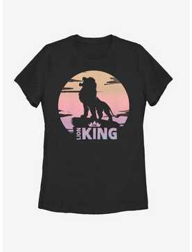 Disney The Lion King 2019 Sunset Logo Womens T-Shirt, , hi-res