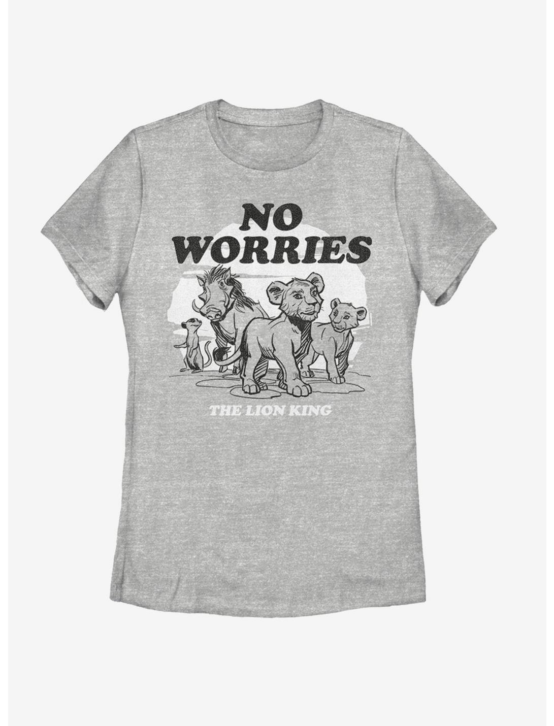 Disney The Lion King 2019 No Worries Back Womens T-Shirt, ATH HTR, hi-res