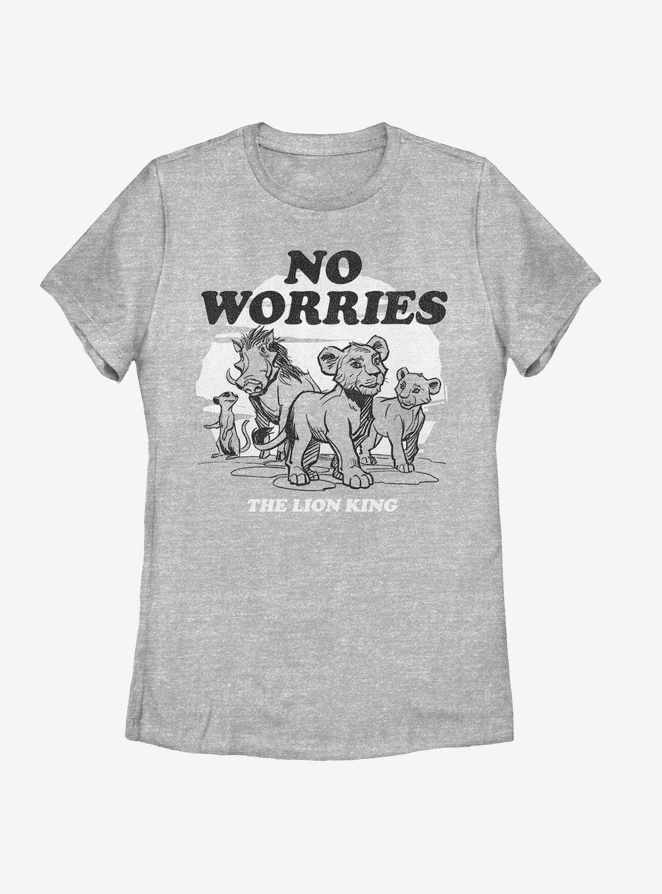 Disney The Lion King 2019 No Worries Back Womens T-Shirt, , hi-res