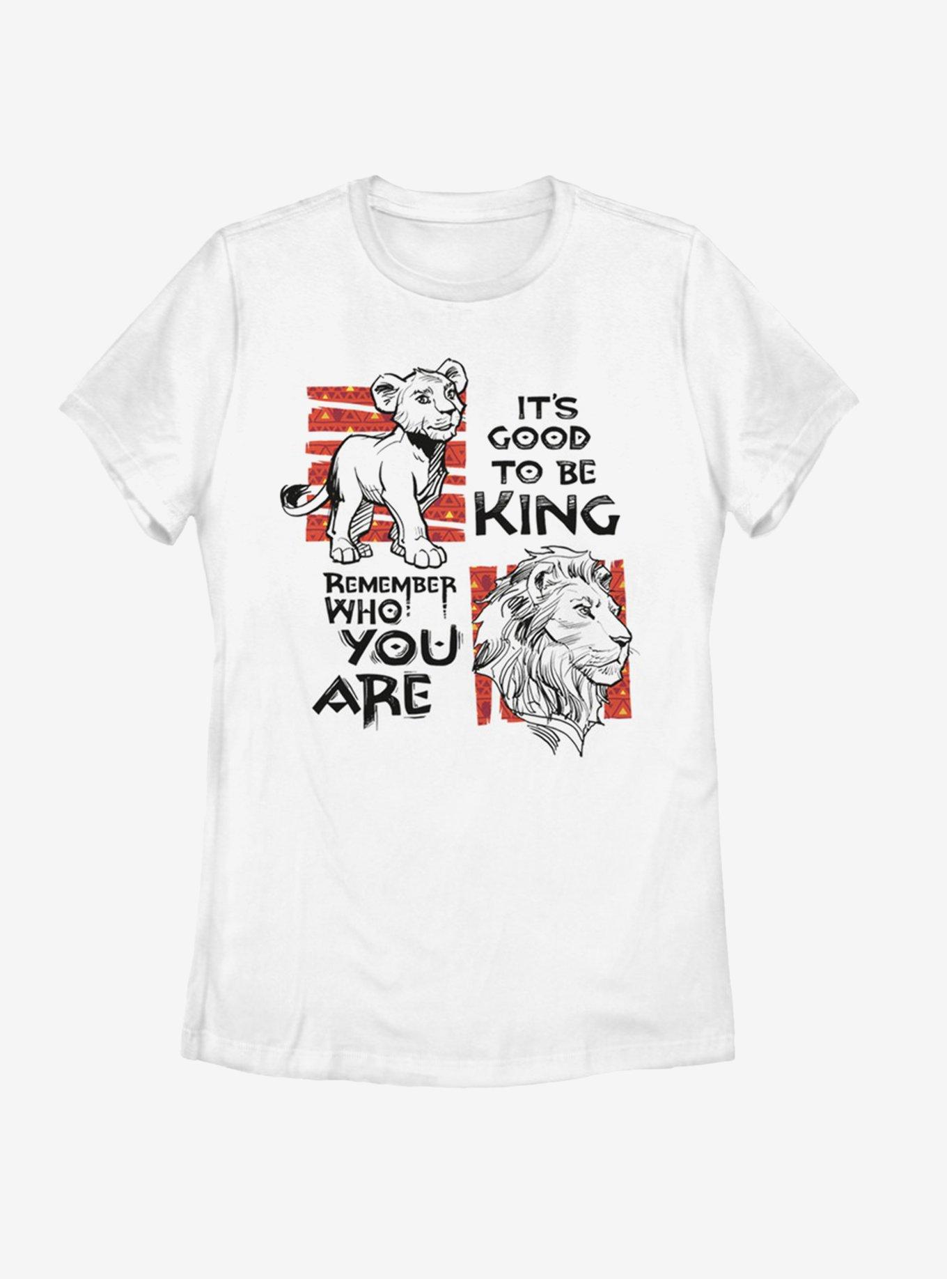 Disney The Lion King 2019 Simba Text Womens T-Shirt, , hi-res