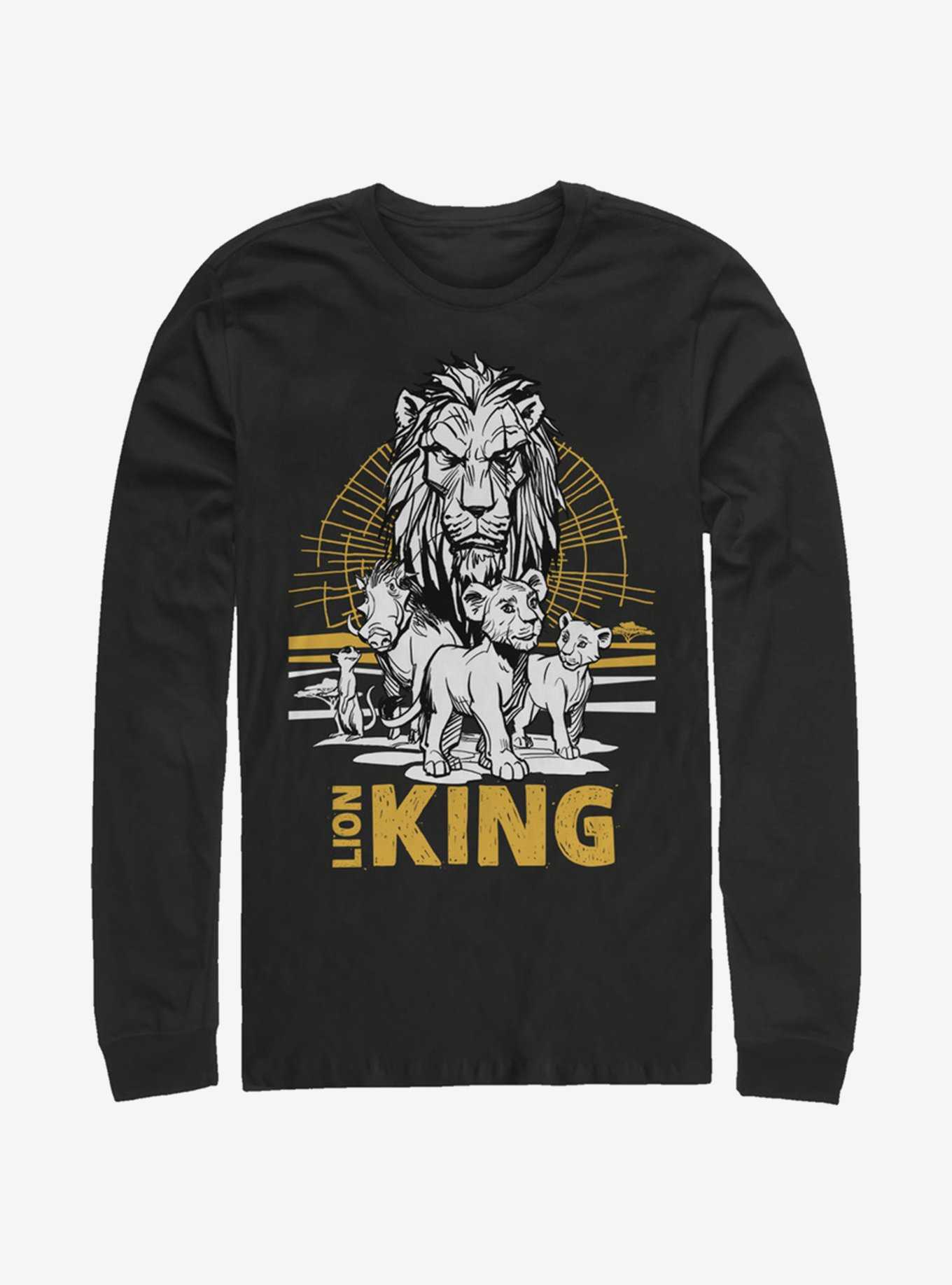 Disney The Lion King 2019 Lion King Group Long-Sleeve T-Shirt, , hi-res