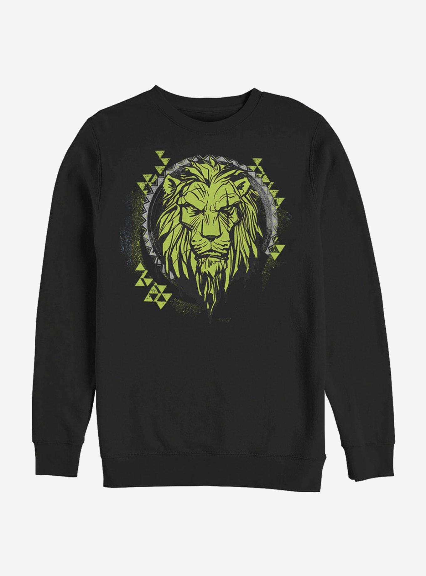 Disney The Lion King 2019 Tribal Scar Sweatshirt, BLACK, hi-res