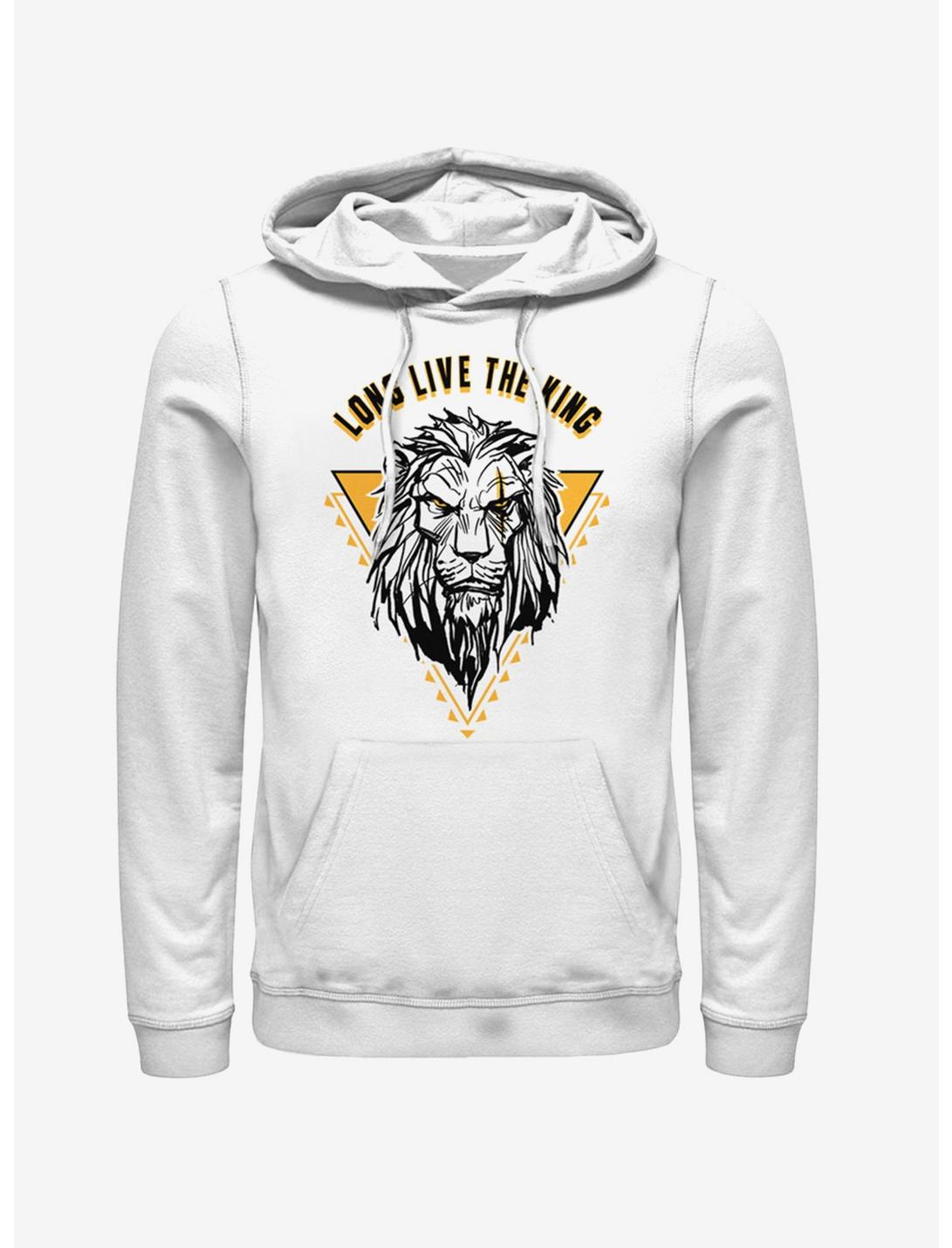 Disney The Lion King 2019 Long Live The King Scar Hoodie, WHITE, hi-res