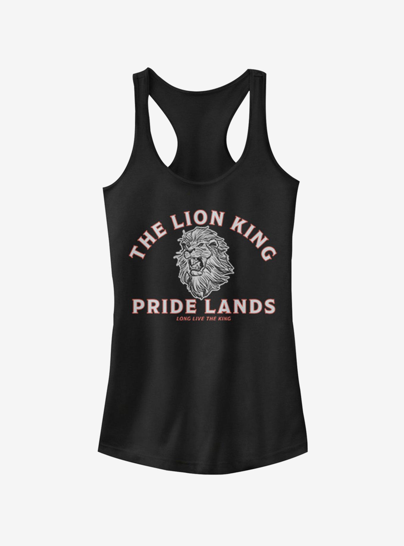 Disney The Lion King 2019 Minimal Lion King Back Girls Tank, BLACK, hi-res