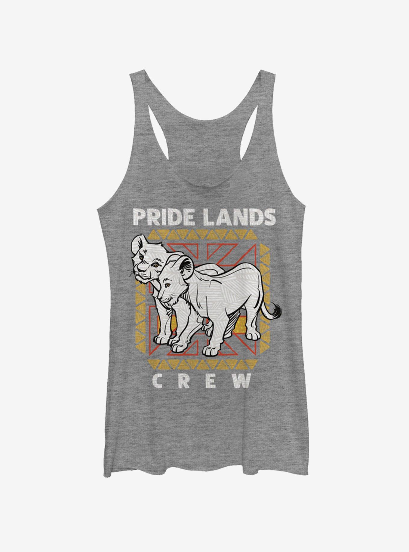 Disney The Lion King 2019 Pride Lands Crew Girls Tank, GRAY HTR, hi-res