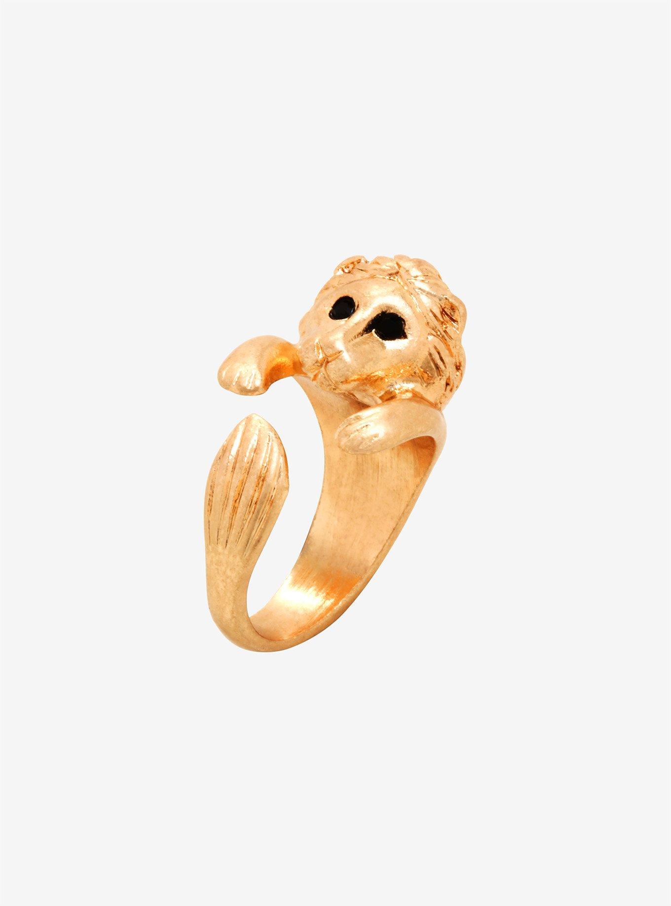 Lion Wrap Ring - BoxLunch Exclusive, MULTI, hi-res