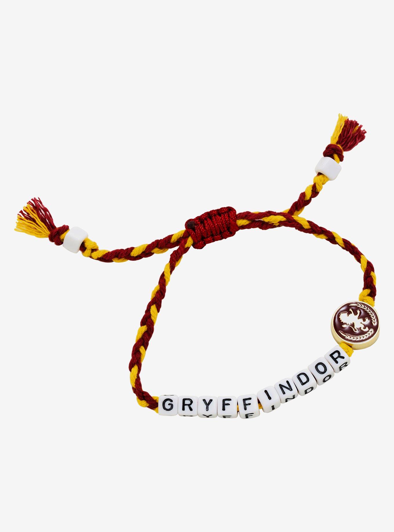 Harry Potter Gryffindor Letter Bead Braided Bracelet - BoxLunch Exclusive, , hi-res