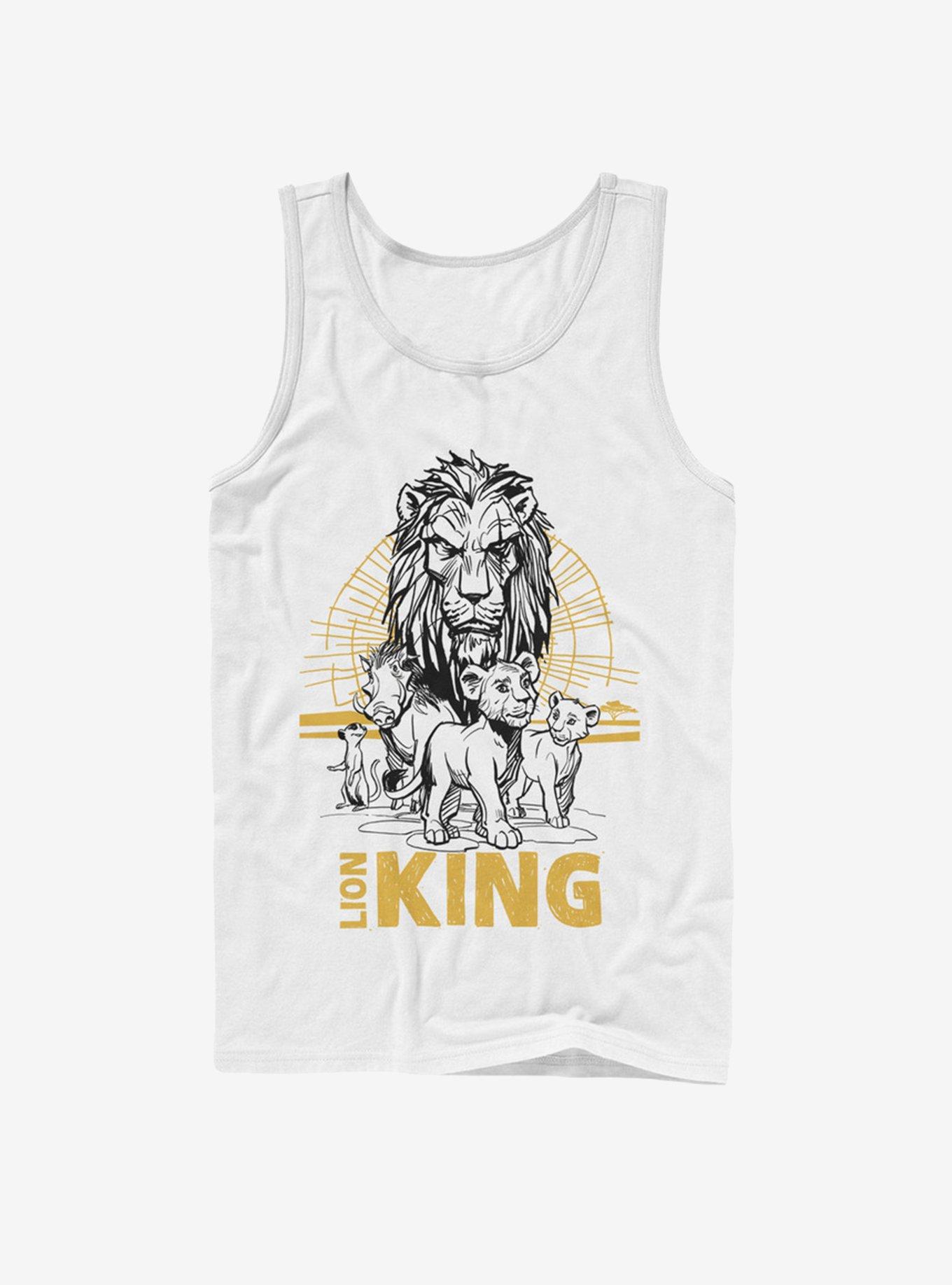 Disney The Lion King 2019 Lion King Group Tank, WHITE, hi-res