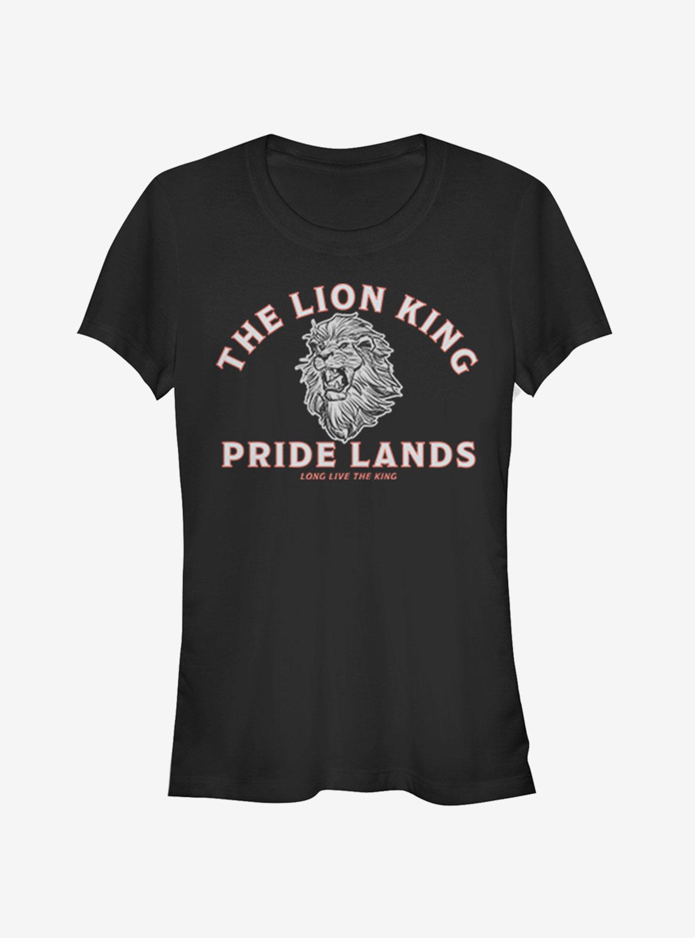 Disney The Lion King 2019 Minimal Lion King Back Girls T-Shirt, BLACK, hi-res